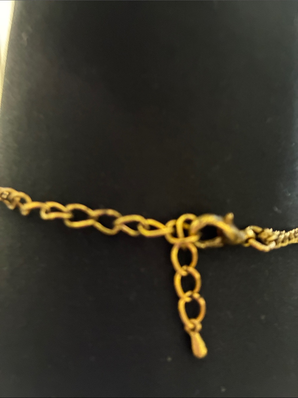 254 Gold Aurora Crystal Floral Bib Necklace - Picture 4 of 5
